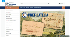 Desktop Screenshot of filateliadelahabana.com