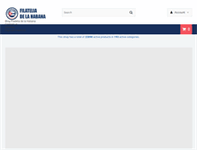 Tablet Screenshot of filateliadelahabana.com